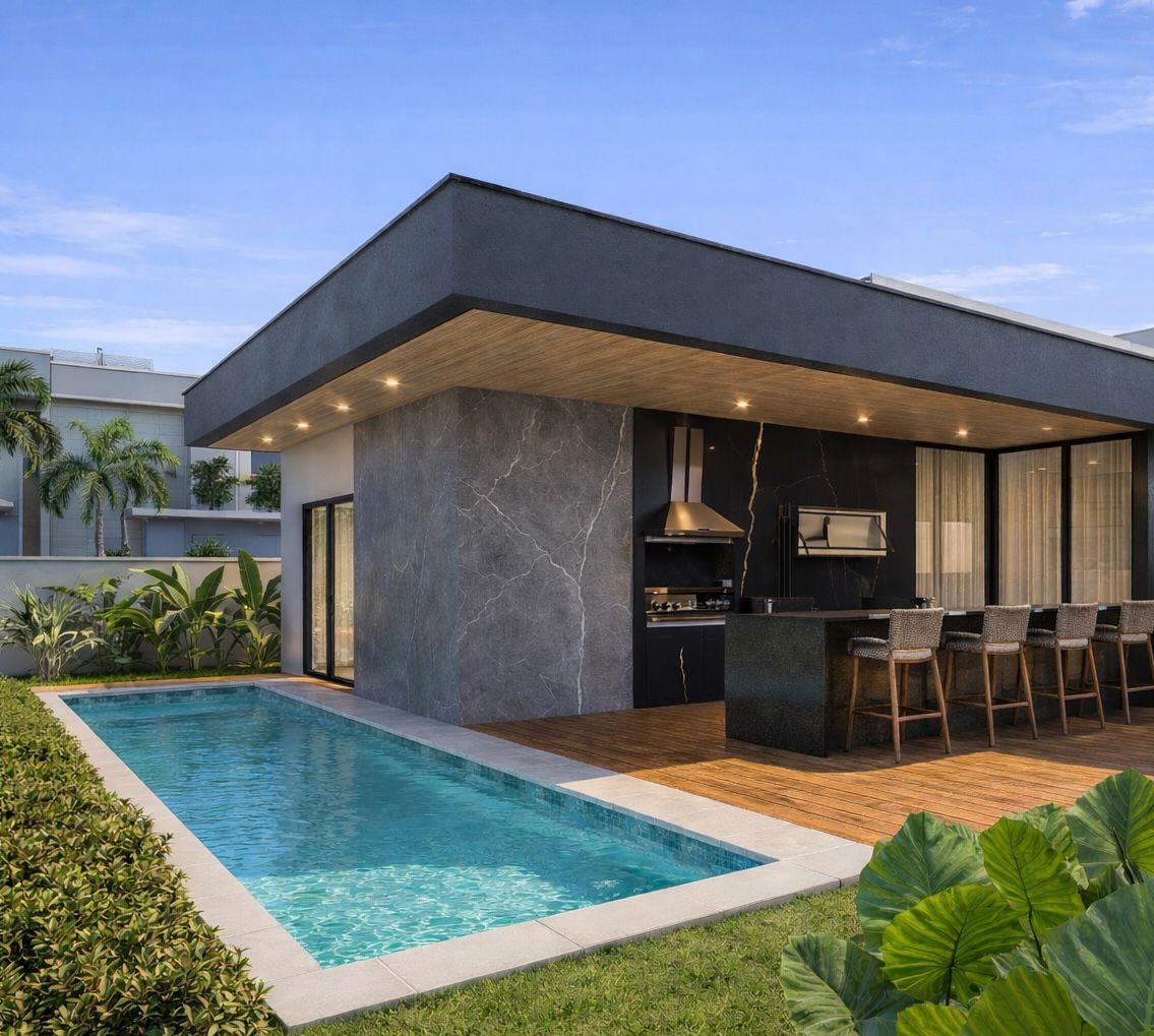 Casa com Piscina e Hidromassagem — Condomínio Jardins do Lago, Eusébio