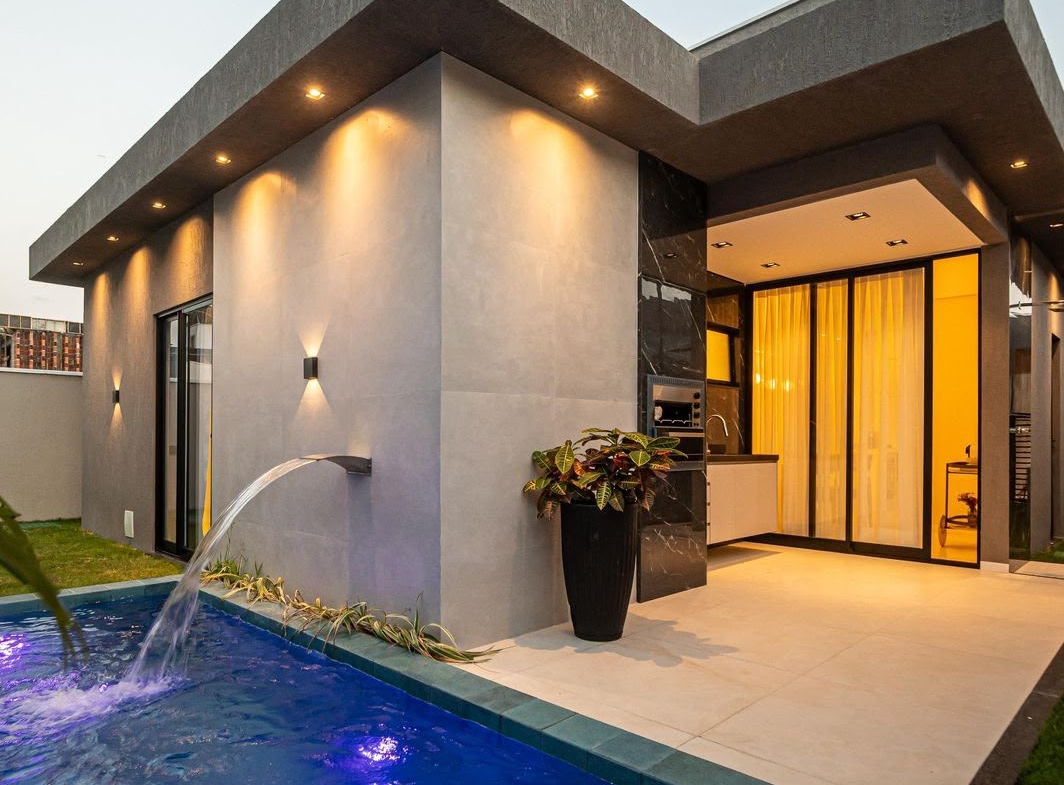 CASA PLANA DE ALTO PADRÃO • PORTEIRA FECHADA – CIDADE ALPHA | TERRAS ALPHAVILLE 