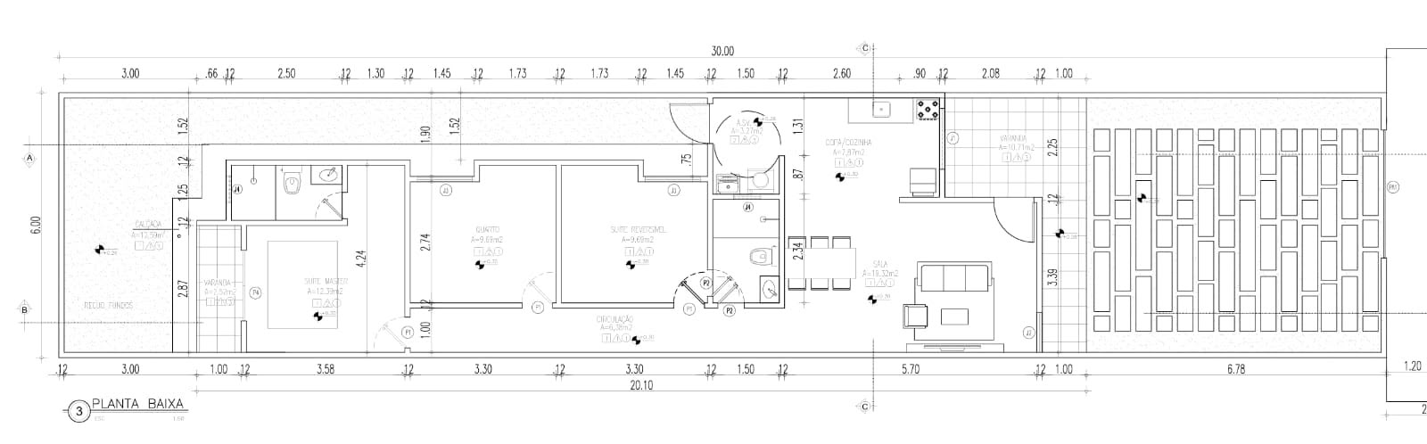 Casa Plana – Eusébio – 3 quartos (sendo 2 suítes) – Aquiraz