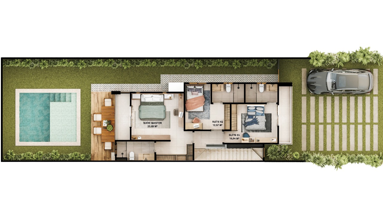 DUPLEX EM CONDOMÍNIO | EUSÉBIO