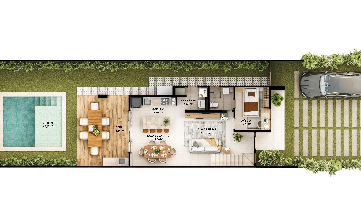 DUPLEX EM CONDOMÍNIO | EUSÉBIO