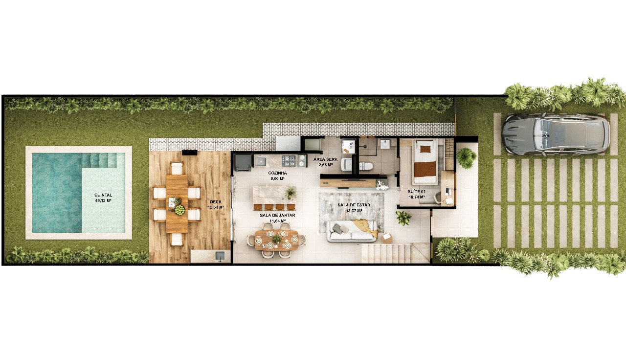DUPLEX EM CONDOMÍNIO | EUSÉBIO