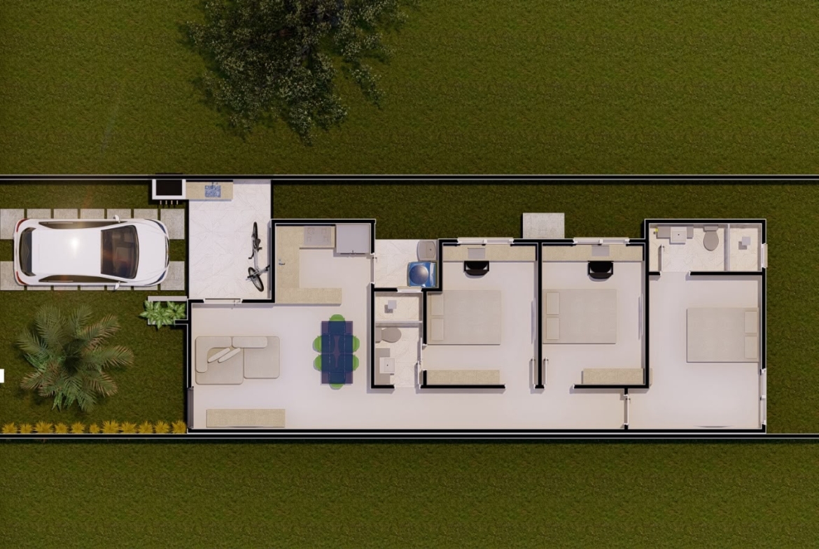 CASA PLANA | RUA PRIVATIVA