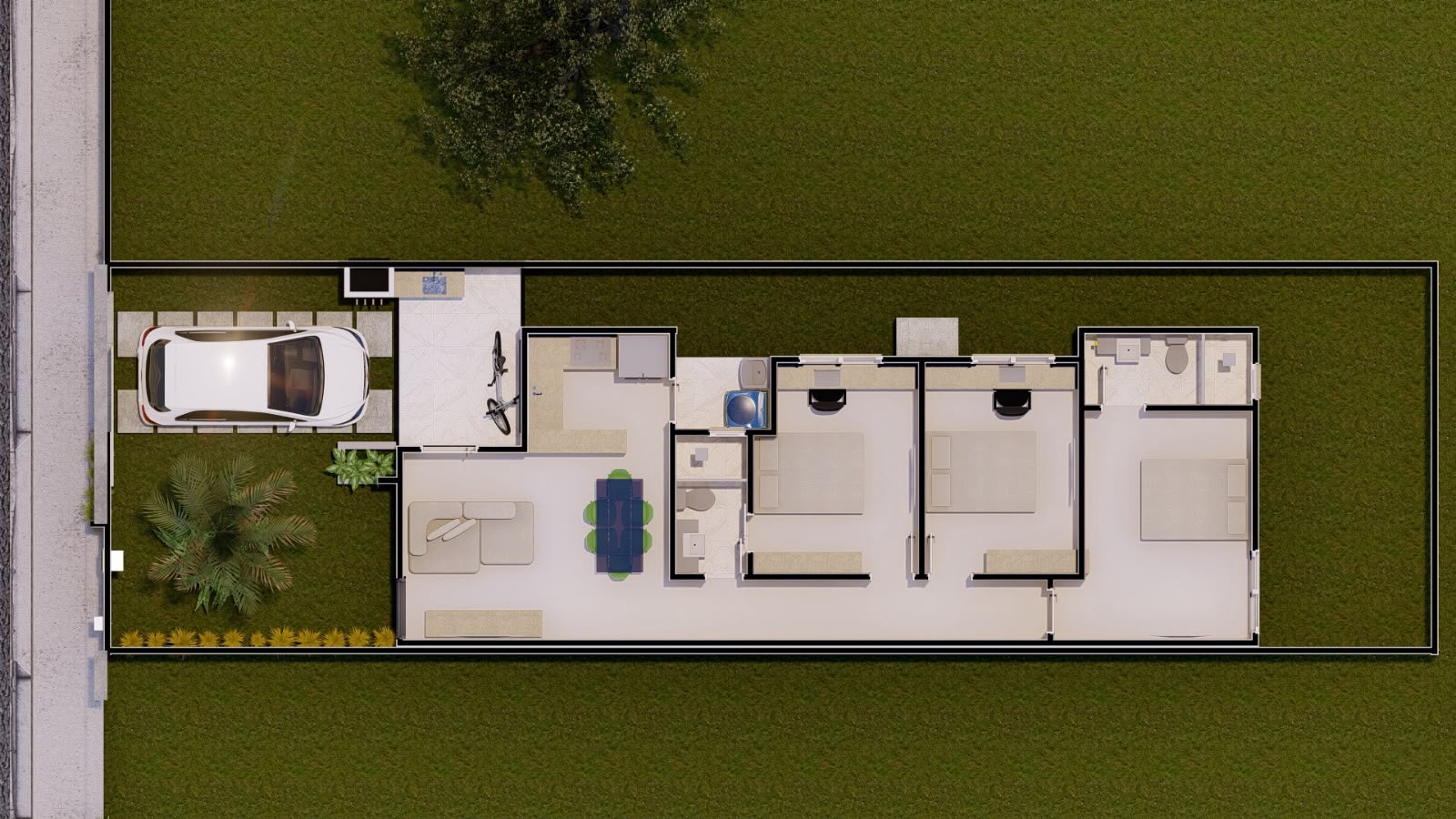 CASA PLANA | RUA PRIVATIVA
