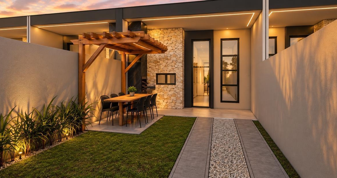 Casa Plana – 3 quartos sendo 2 suítes – Eusébio