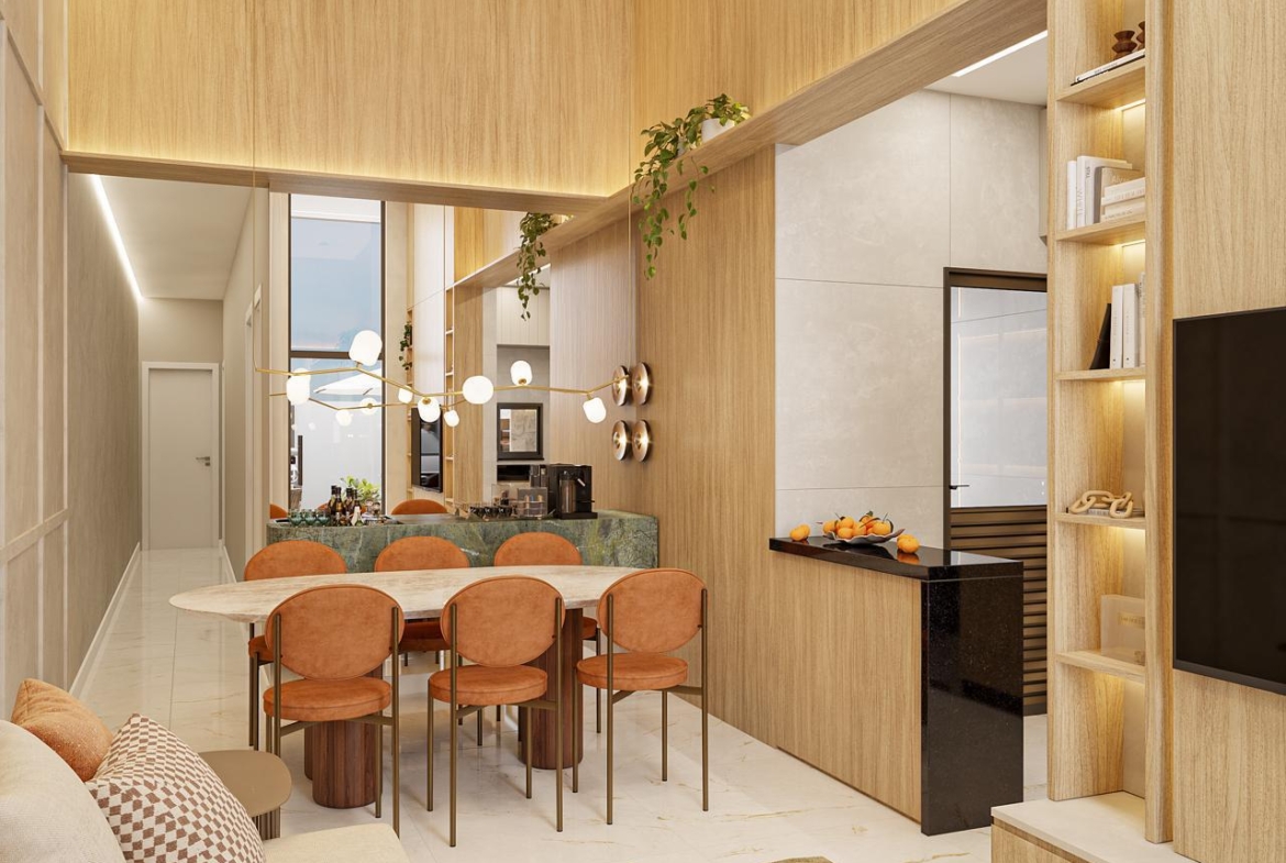 Casa Plana – 3 quartos sendo 2 suítes – Eusébio