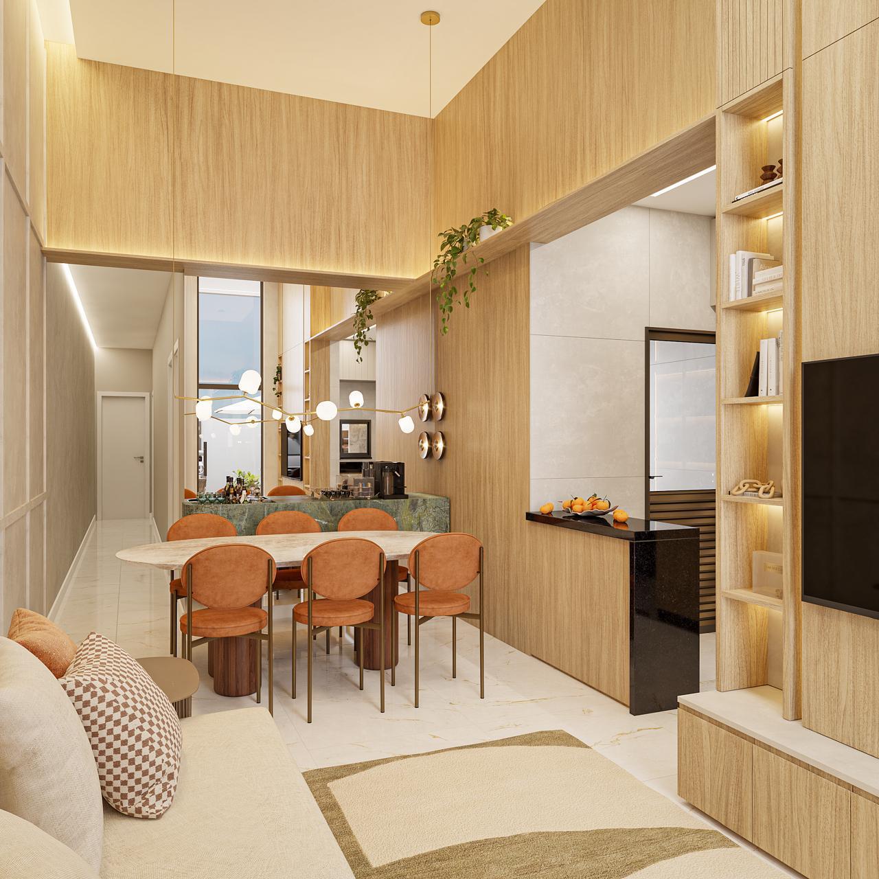 Casa Plana – 3 quartos sendo 2 suítes – Eusébio