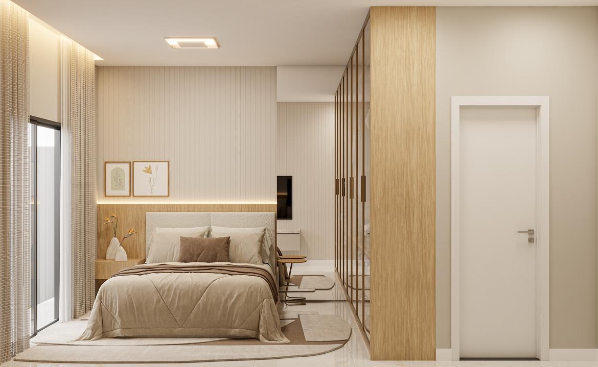Casa Plana – 3 quartos sendo 2 suítes – Eusébio